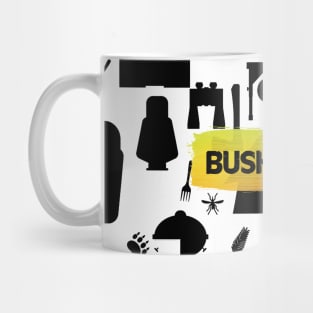 Bushcraft collage Mug